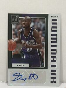 2017--18 Panini Donruss Hall Dominator Signatures Gary Payton auto/75 #HD-GP