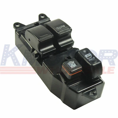 Interruptor de controle mestre de janela de energia elétrica para Toyota Tacoma 2 portas 2001-2009 - Imagem 1 de 4