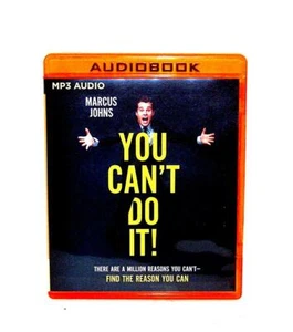 BOOK/AUDIOBOOK MP3-CD Marcus Johns Self-Help YOU CAN'T DO IT! - Picture 1 of 1