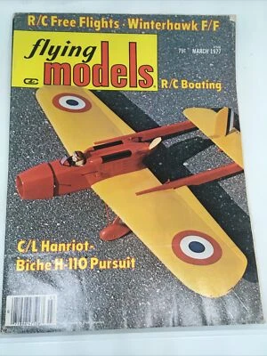 FLYING MODELS Vol. 80 #3 (#477) March 1977 Carstens Publ. Uncertified Magazine - Image 1 of 4
