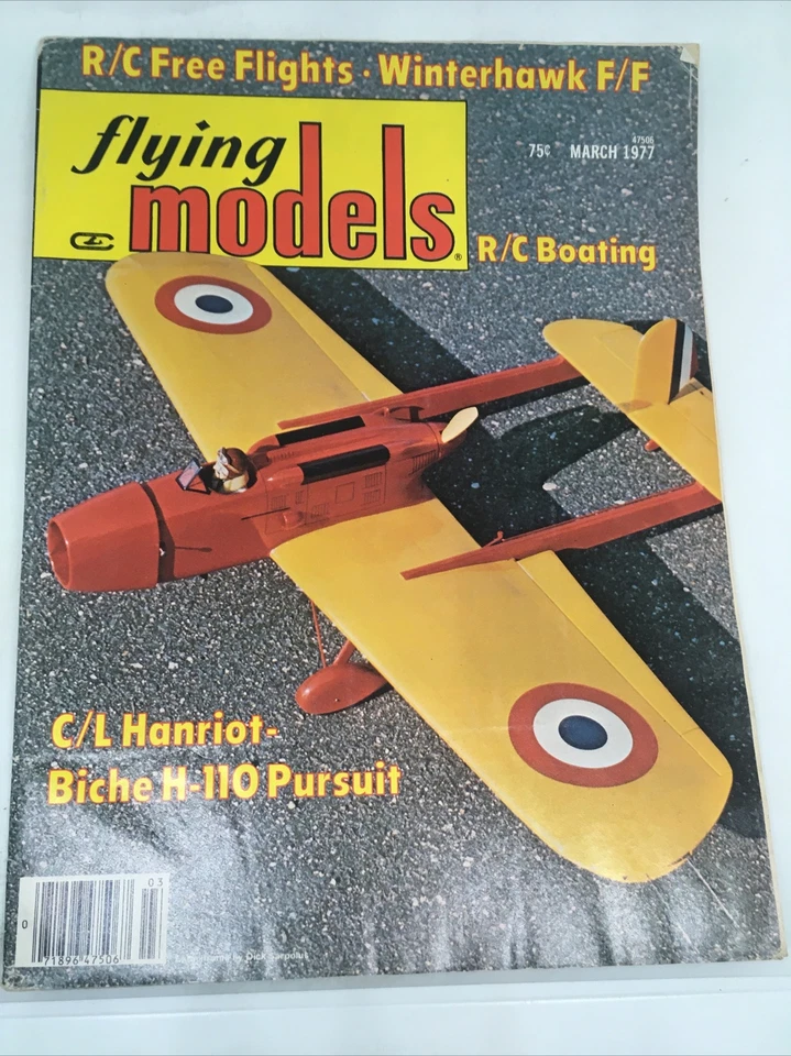 FLYING MODELS Vol. 80 #3 (#477) March 1977 Carstens Publ. Uncertified Magazine - Image 1 of 4
