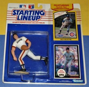 1990 RICK REUSCHEL San Francisco Giants *00_s/h* Starting Lineup Cubs 1972 card