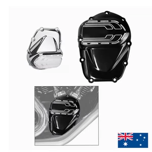 Motorcycle Side Cam Cover For Harley M8 Engine Touring Softail Fat Boy 2017-2023 - Picture 1 of 4