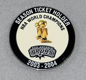 San Antonio Spurs Season Ticket Holder 2003-2004 Champion Coin - Picture 1 of 4