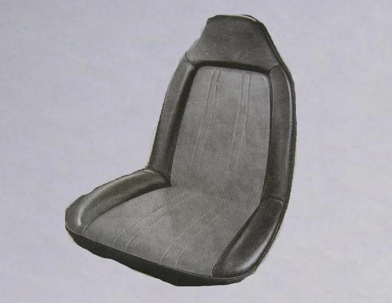 Chevrolet Monte Carlo 1973 giratorio cubo delantero cubierta asiento par tela Empress Foto 1 de 1