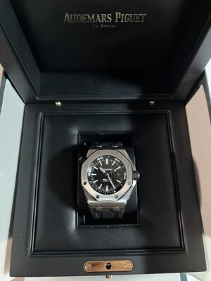 Audemars Piguet Royal Oak Men's Black Watch - 15710ST.OO.A002CA.01 - Image 1 of 4