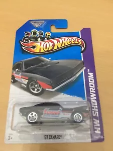 Hot Wheels 2013 HW Showroom '67 CAMARO in Nero Nuovo in Scatola Sigillato H381 - Foto 1 di 4