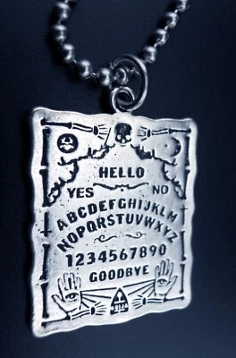 Ouija Board Necklace Stainless Chain New Pendant Witch Spirit Ghost Paranormal