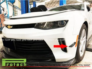 JPM Carbon Fiber Front Bumper Canards Splitter Mould Fins 2pcs For Camaro 6th SS - Foto 1 di 4