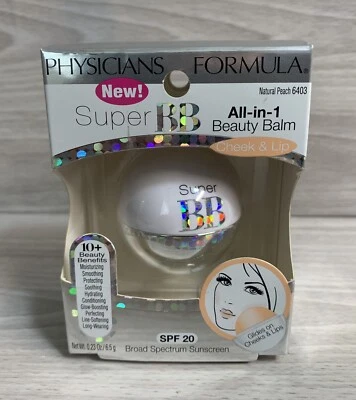 Physicians Formula Super BB All-in-1 Beauty Balm  SPF 20  6403 Natural Peach NEW - Image 1 of 4