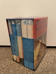 Vintage Harry Potter Boxed Books 1-4 Hardbacks Set Bloomsbury Brand New Sealed - Picture 1 of 10