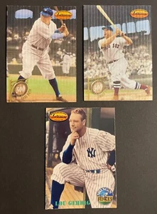 Ted Williams Card Co #147 Lou Gehrig, #5C5 Jimmie Foxx, #5C6 Babe Ruth - Picture 1 of 7