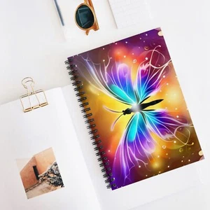 Spiral Notebook - Ruled Line_118 Pages_Fantastic Butterfly(Only Front) - Picture 1 of 6