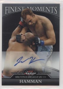 2011 Topps UFC Finest Moments /188 Jared Hamman #FMA-JH Rookie Auto RC