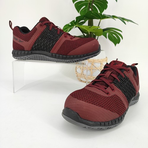 Scarpa Reebok donna stampa lavoro maglia bordeaux punta composita taglia 8W US