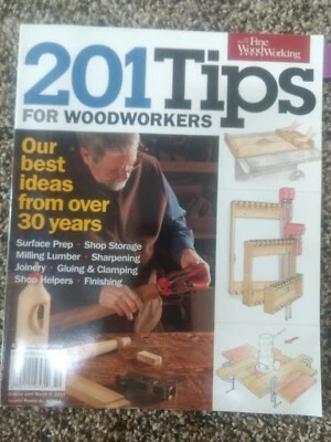 Fine Woodworking 201Tips for Woodworkers - March 2010, sharpening, joinery - Image 1 of 2