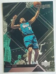 GRANT HILL 1999-00 UPPER DECK BLACK DIAMOND BASKETBALL CARD #22 DETROIT PISTONS