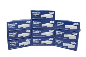 Paquete de valor 10 cajas de 5000 P3 Premium 1/4"" grapas de punto cincel para grapadora P3 - Imagen 1 de 3