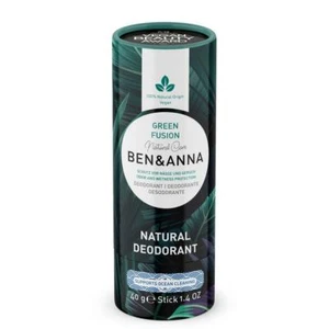 💚 Ben & Anna Soda Deodorant Paper Tube - Green Fusion 40g - Picture 1 of 1