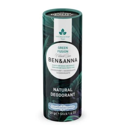 💚 Ben & Anna Soda Deodorant Paper Tube - Green Fusion 40g