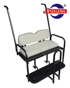 Rear Flip seat kit for YAMAHA Golf Cart G14 G16 G19 G22 w/t grab bar (IVORY) - Picture 1 of 2