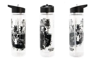 Stranger Things Wasserflasche offizielle umgedrehte wiederverwendbare Plastikgetränkeflasche - Bild 1 von 9