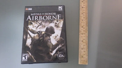 Videojuego de PC de colección 2007 Medal Honor AIRBORNE Big Box * CIB completo con código clave Foto 1 de 4