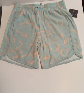 New Grayson /Threads Girls Shorts Light Baby Blue Tye Dye With Drawstring XL NWT - Picture 1 of 7