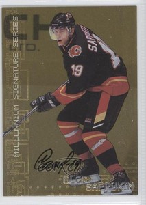 1999-00 ITG Be A Player Millennium Signature Series Oleg Saprykin Rookie Auto RC