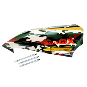 Microheli Co., Ltd Fiberglass Camouflage Canopy 350 Size Frame Kit MHE35QX080CA - Picture 1 of 1