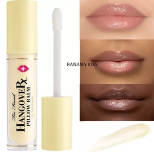 TOO FACED Hangover Pillow Balm Ultra-Hydrating Lip Treatment, Banana kiss, NIB - Picture 1 of 2