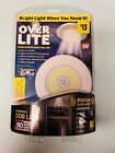 Over Lite As Seen On TV 4 in x 4 in Motion Activated Ceiling/Wall Light -Battery