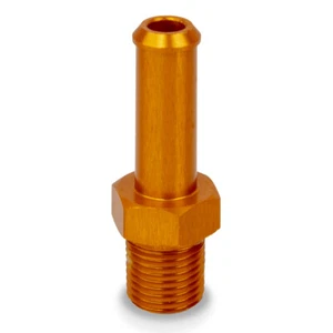 Adaptador de tubo de manguera NARANJA 1/8 NPT a 7 mm 8 mm (5/16) aluminio PUSH ON BARB TAIL - Imagen 1 de 2