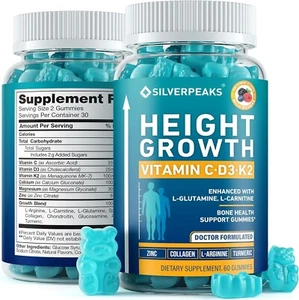 Growth Gummies to Grow Taller - Height Growth Maximizer with Calcium Magnesium - Picture 1 of 7