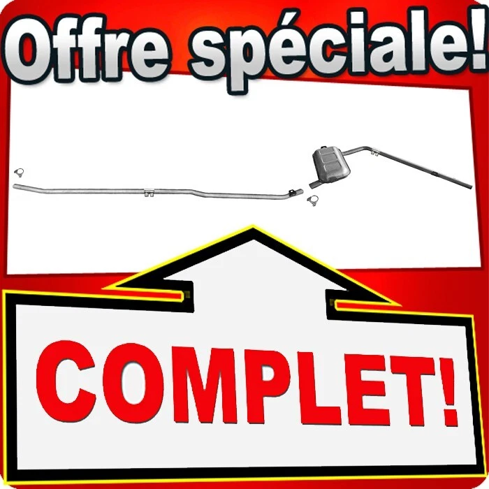 Échappement pour TRABANT P 601 0.6 23/26 CH 1966-1990 - Photo 1/1