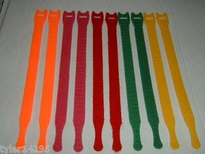 100 Fascette per Cavi Gancio e Passante Riutilizzabili Regolabili 20 cm x 12,2 cm 8 pollici - Foto 1 di 6