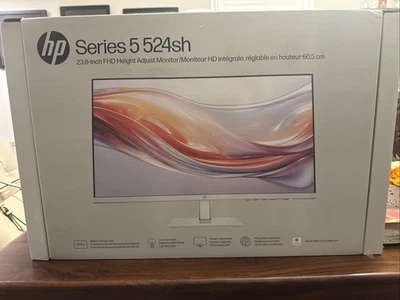 HP - 23.8" IPS LED FHD 100Hz Monitor with Adjustable Height (HDMI, VGA) - Sil... - Image 1 of 2