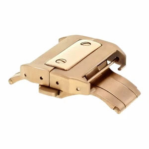 21MM DEPLOYMENT BUCKLE CLASP FOR 38MM CARTIER SANTOS 100XL WATCH BAND STRAP ROSE - Picture 1 of 5
