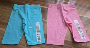 NWT Falls Creek Bermuda Shorts S 6/6X Teal Pink Glitter Shimmer - Picture 1 of 8