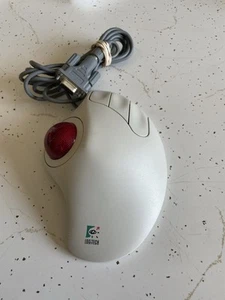 Logitech T-CH11 Trackball TrackMan Marble Mouse Tested - Picture 1 of 5