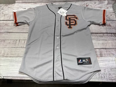 San Francisco Giants Jersey Majestic Men’s Size Med Gray New Tags - Image 1 of 4