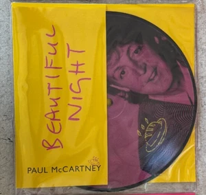 Paul McCartney Beautiful Night 7 Inch Vinyl Picture Disc NEW - Picture 1 of 2