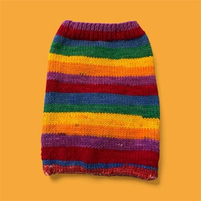 Hand Knitted Tablet Sock 10” Multicoloured  - Image 1 of 2