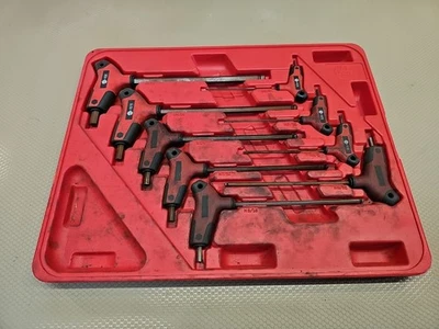 Mac Tools Nine Piece T Handle Ball And Hex Key Extraction Set SAE  - Image 1 of 4