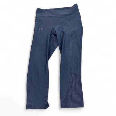 Under Armour Crop Capri Leggings Womens Small Blue 19" Inseam Gym Workout - Image 1 of 4