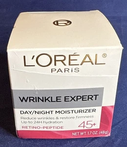 L'OREAL Wrinkle Expert Retino-Peptide Viso - Crema Idratante 45+Giorno/Notte - Foto 1 di 4