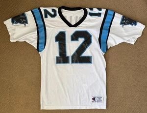 Vintage Kerry Collins #12 Carolina Panthers Champion Jersey Size 40 - Picture 1 of 2