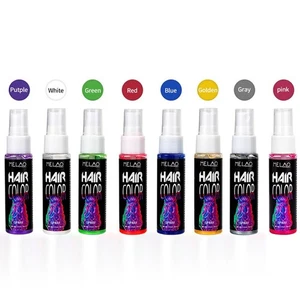 Temporäres Haarfärbespray, Auswaschen Haarfarbe Spray für Kinder & Erwachsene Hallo $ - Bild 1 von 22