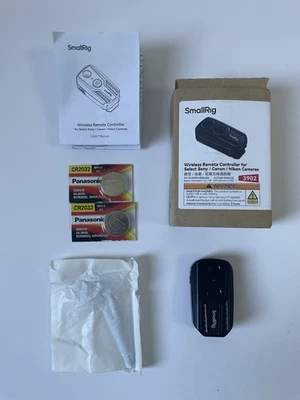 Mando a distancia inalámbrico Bluetooth SmallRig para Sony A7R IV/Canon/Nikon Foto 1 de 4