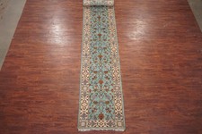 Veg' Dye 3X17 Oushak Hand-Knotted Wool Runner Oriental Area Rug (3.0 x 17.5)